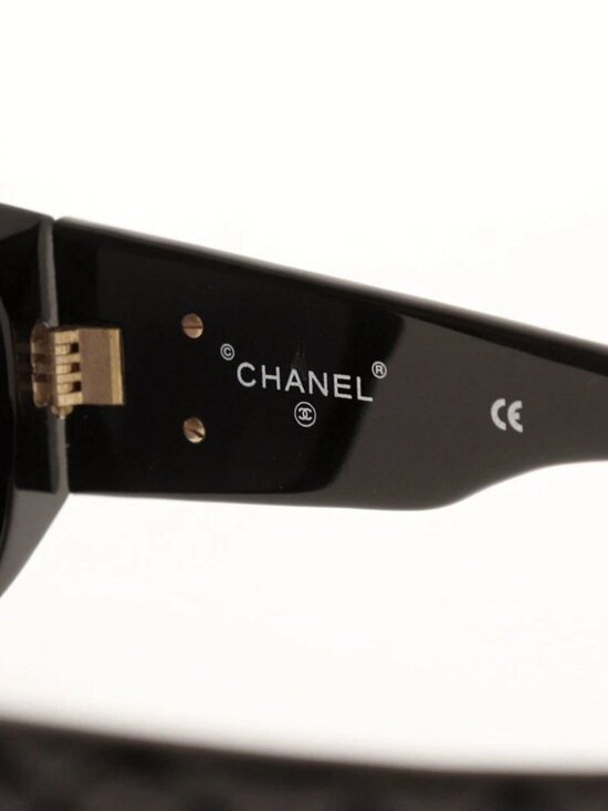 CHANEL COCO Mark sunglasses 94305 Matelasse black plastic Women main image 9